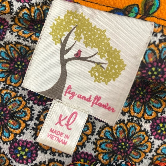 Fig & flower anthropology top XL - Picture 2 of 8